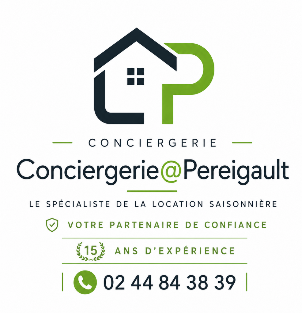 Logo Conciergerie@Pereigault, conciergerie de location saisonnière à Courseulles-sur-Mer