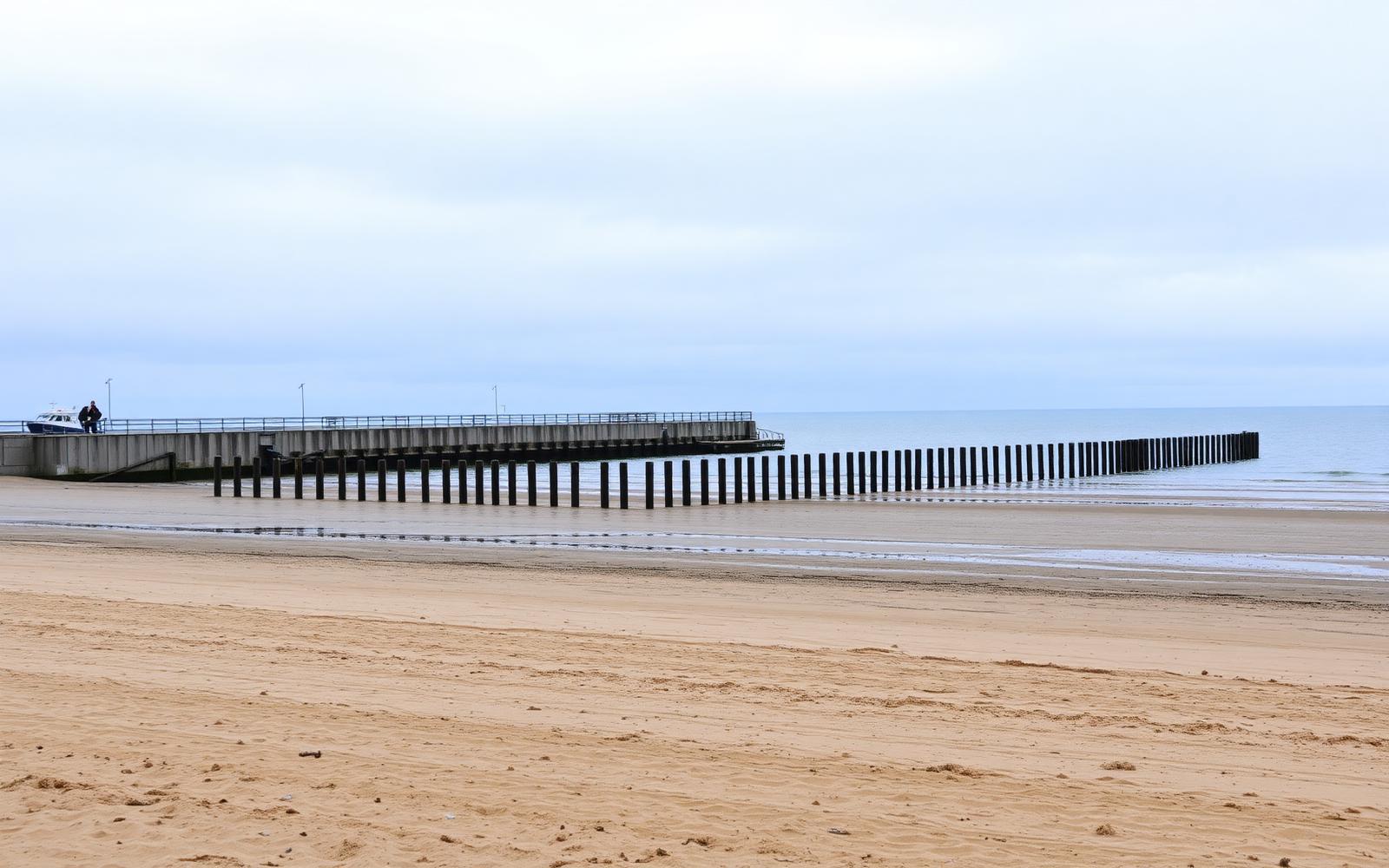 Littoral de la Côte de Nacre en Normandie
